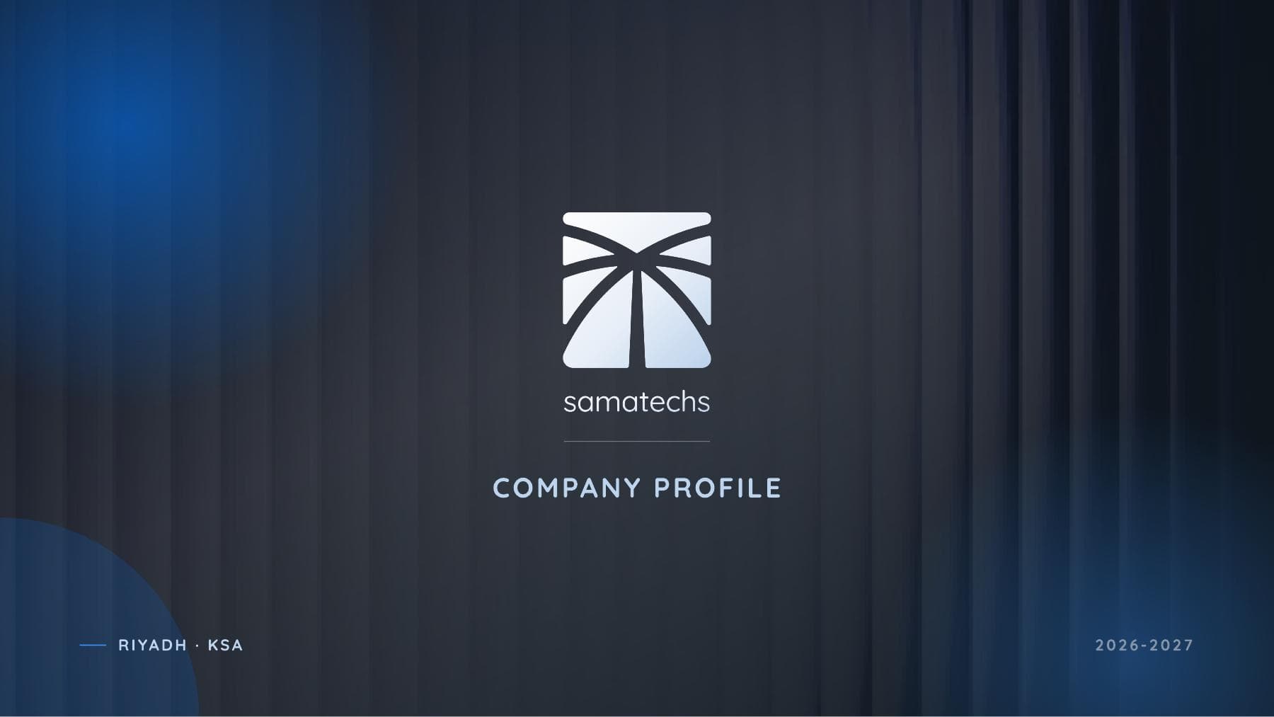 Samatechs company profile cover